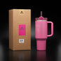 Stanley x Starbucks Quencher H2.0 FlowState Tumbler, 40 oz Pink