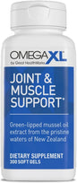 OmegaXL Joint & Muscle Support 300 Soft Gels – Green-Lipped Mussel Oil – New