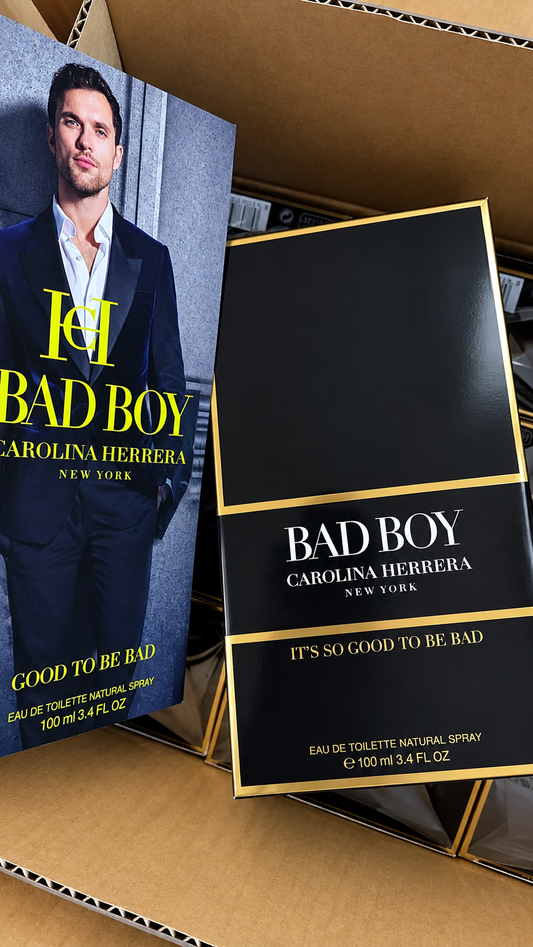 Carolina Herrera Bad Boy Eau de Toilette 3.4 oz / 100 ml – Natural Spray