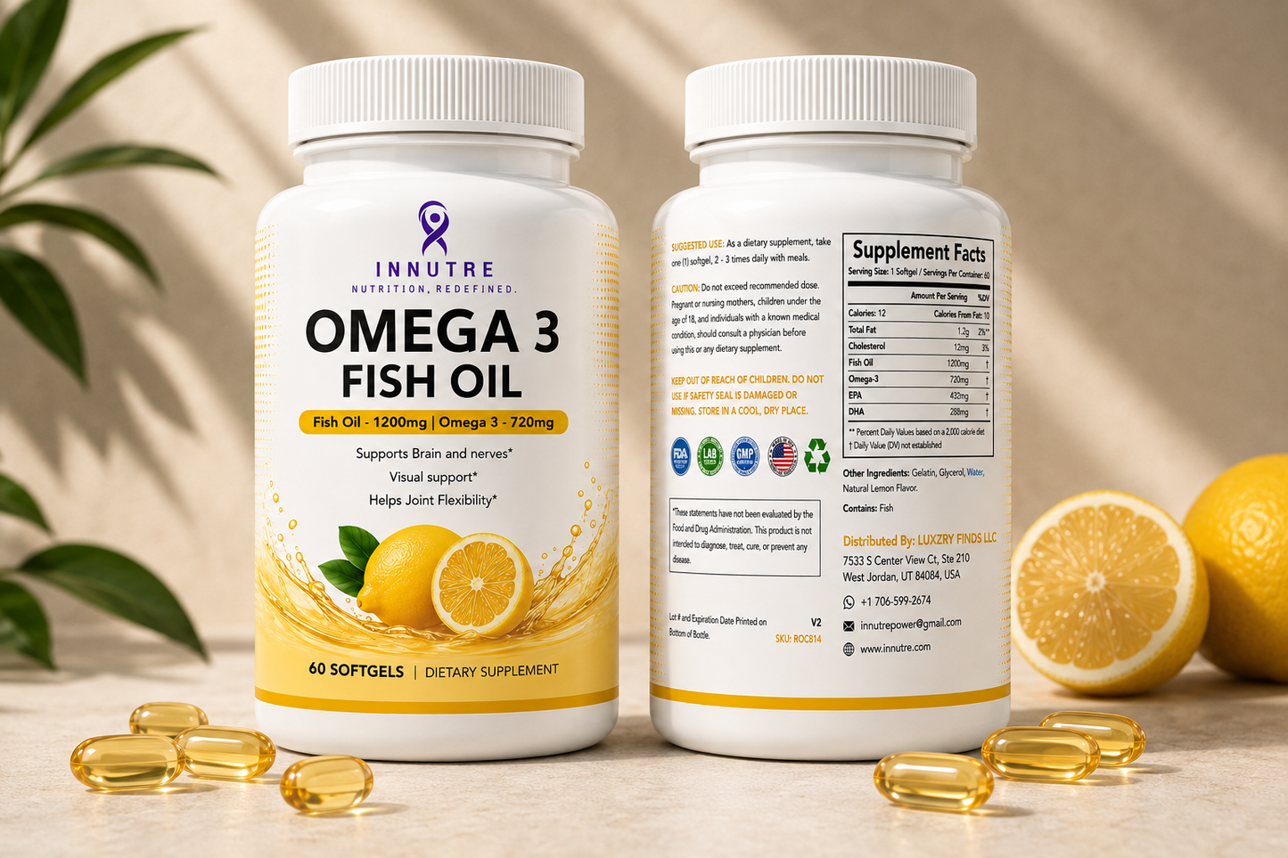 INNUTRE Omega 3 Fish Oil