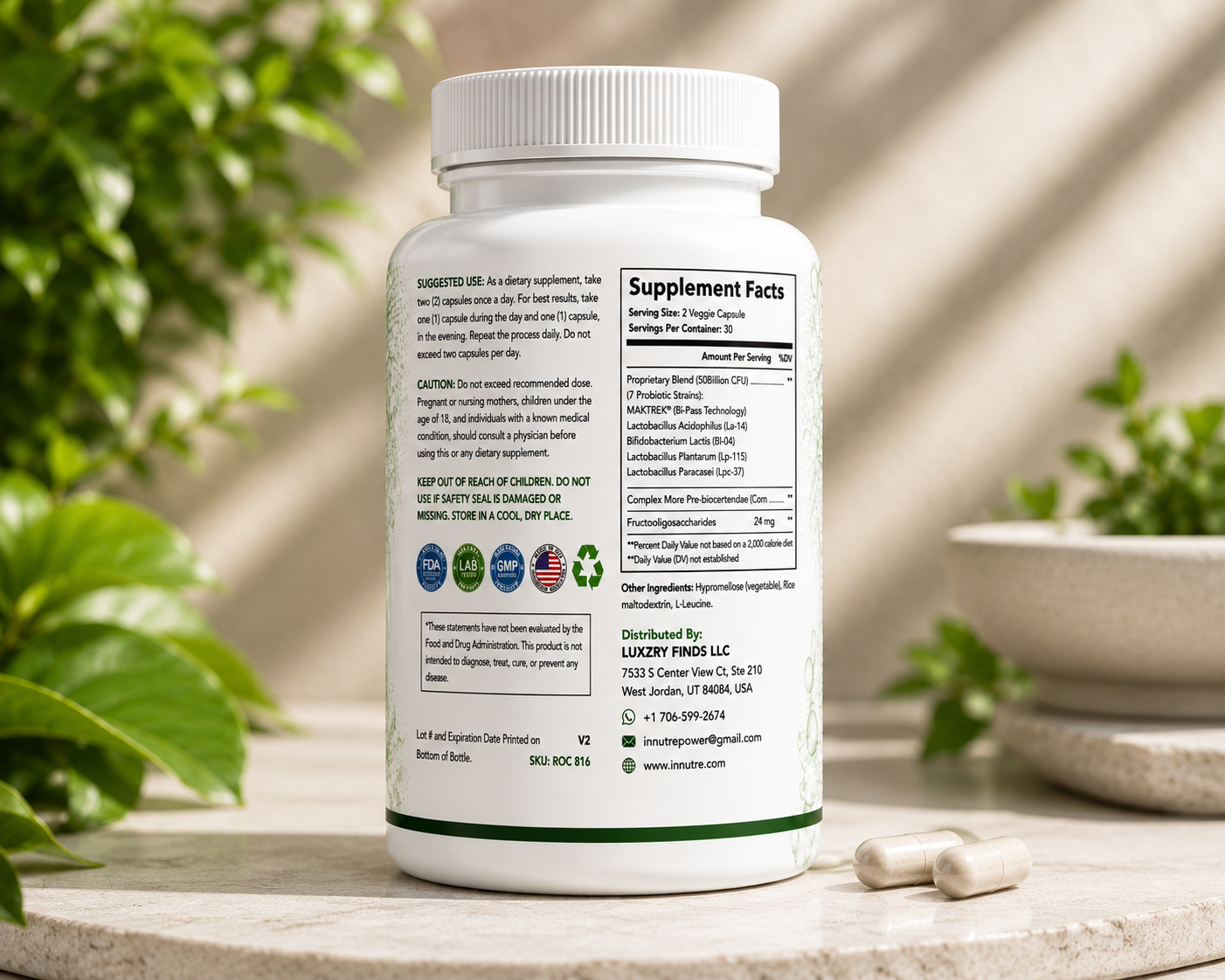 INNUTRE Probiotic-40 40 Billion CFU